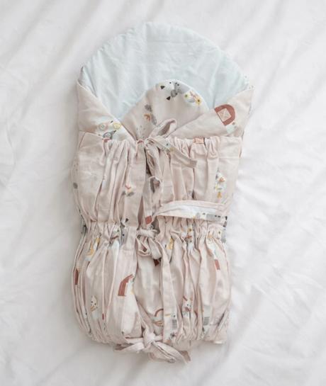 Zavinovačka trojviazanie pre novorodenca eko, 