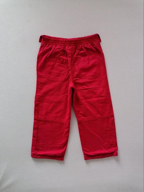 Podšite nohavice cervene s kvetmi, adams,92
