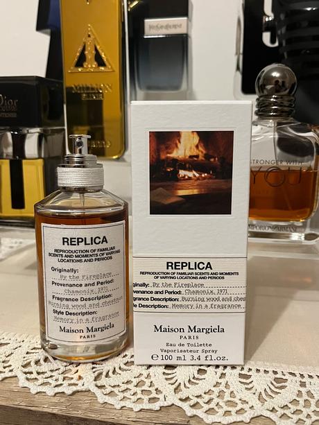 Vzorky maison margiela by the fireplace,