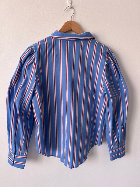 Primark pruhovaná košeľa s nafúknutými rukávmi, primark,l