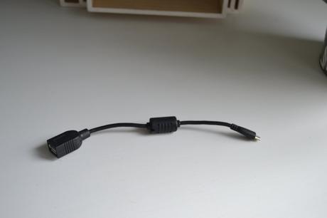 Kábel microusb otg na pripojenie flash disku, kláv, 