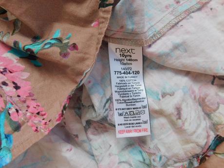 Tenké bavlnené šaty next, next,140