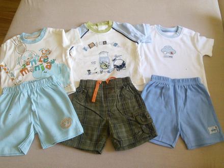 Balík oblečenia na leto pre chlapca do 3 mesiacov, 50–62