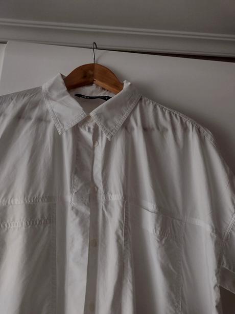 Dlhé košeľové šaty l-xl, zara,l