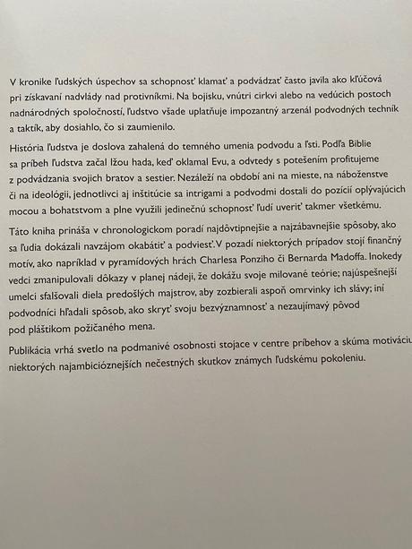 Podvody ktoré hýbali dejinami eric chaline, 