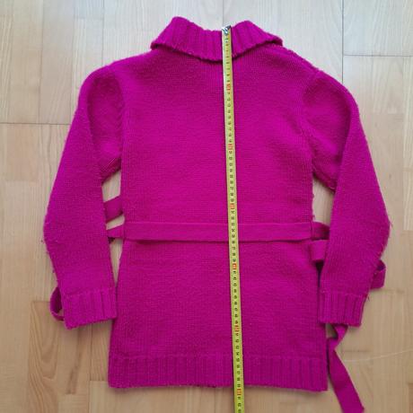 Pletený tmavoružový sveter č.146, 146