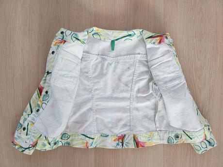 Benetton kvetinová bundička, benetton,110