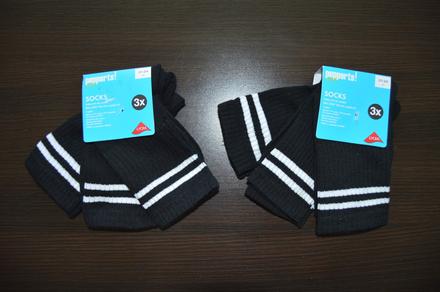 3 páry ponožiek, pepperts,32