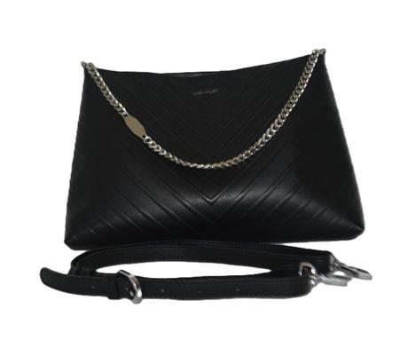 Elegantná kožená kabelka karen millen, 