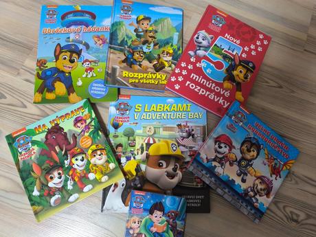 Knihy paw patrol, 