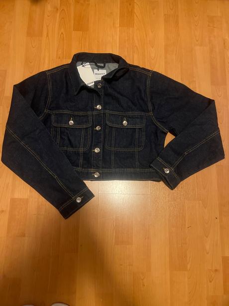 Riflová bunda, bershka,l