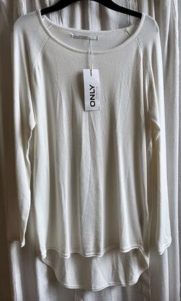 Only predĺžený smotanový pulover vel.s, only,s