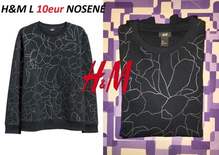 Mikina hm tmavomodrá, h&m,l