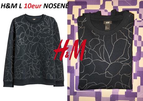 Mikina hm tmavomodrá, h&m,l