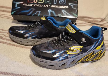 Chlapčenské svietiace tenisky velk. 34 skechers, skechers,34