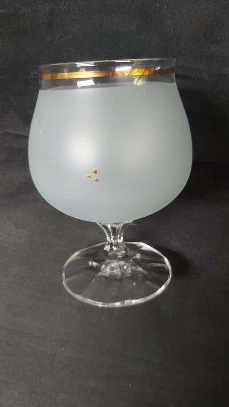 Poháre s kvetinkami na koňak ručná maľba 6ks,