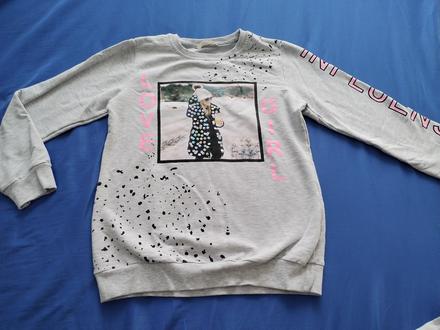 Dievčenská mikina- top stav 140, 140