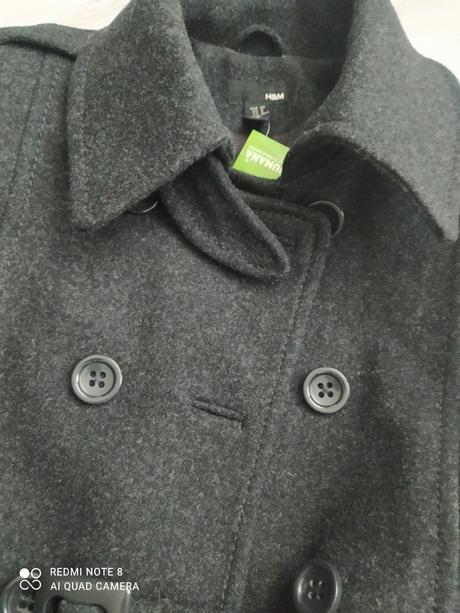 Dámsky kabát v.38 - nový, h&m,38
