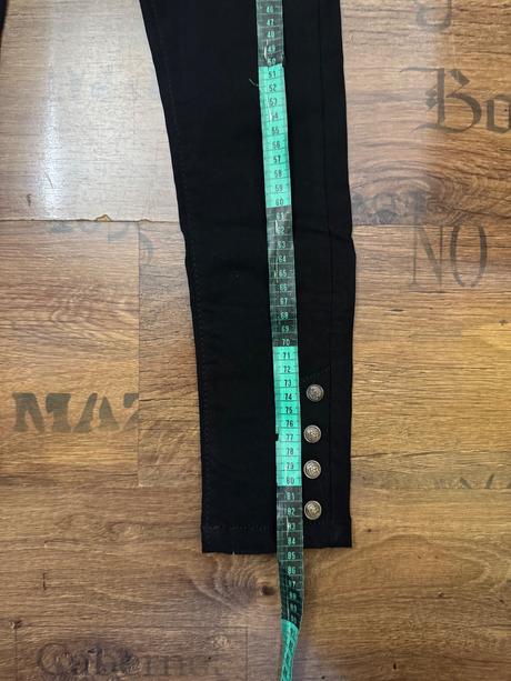 Čierne elastické nohavice, grace,134