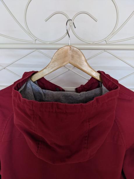 Cropp vínová riflová bunda, s