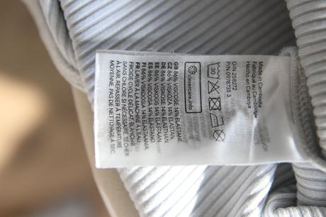 Bledo šedý viskózový top, h&m, m, h&m,m