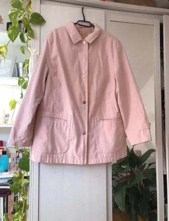 Ružová bunda na jar/ jarná bunda bledoružová, golem,xxxl
