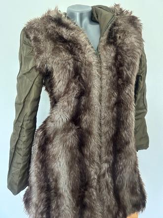 Bunda s kozusinovou vestou, m