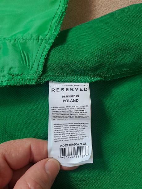 Zelene saty reserved c 36, reserved,xs