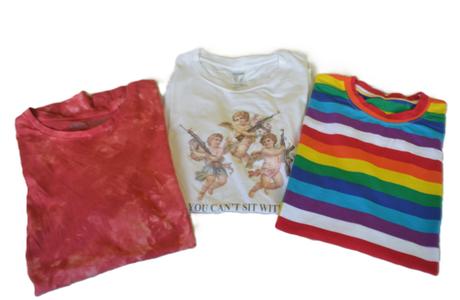 3x dámske tričko vo veľ. m, m