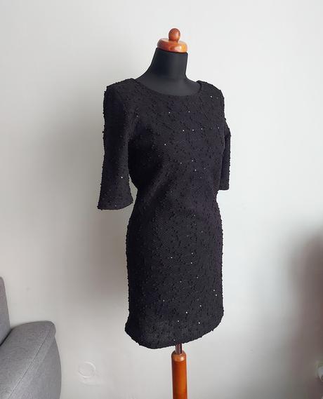 Čierne mini šaty, gate,m