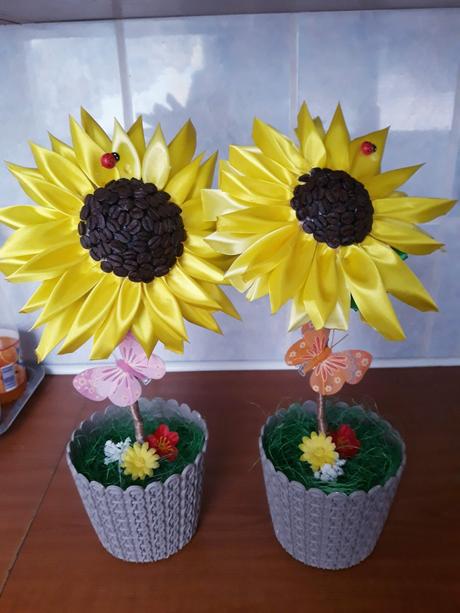 Slnečnicky v črepníčku, 