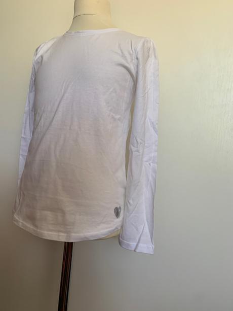 Reserved biele tričko s dlhým rukávom, reserved,128