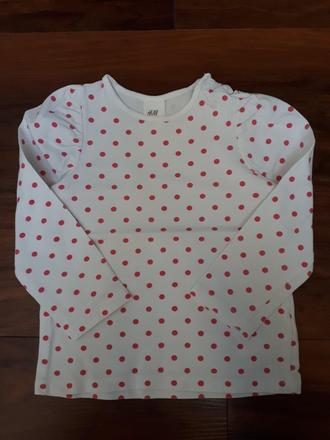 Tričko s dlhým rukávom, h&m,92