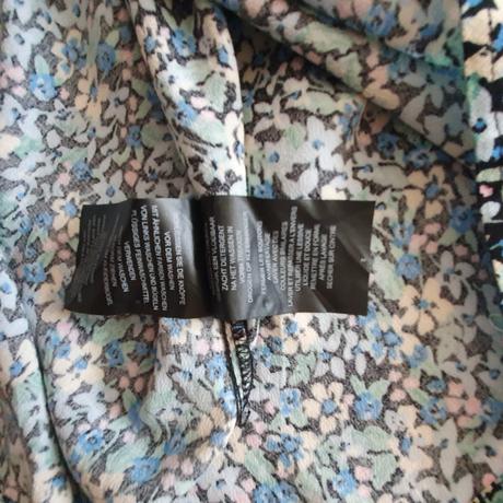 Modré viskózové šaty, m