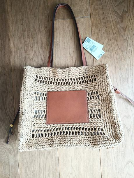 Plážová taška alebo letná kabelka, mango