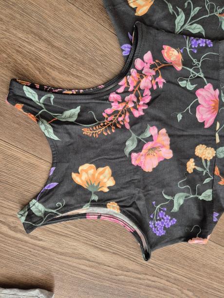 Kvetové letné šaty, h&m,134