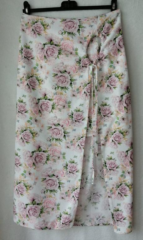 Pekná dlhá ľanová sukňa 2 v 1, mohito,36