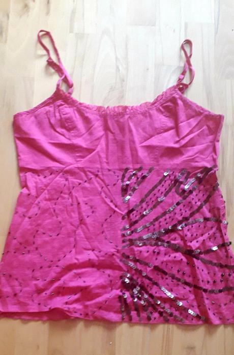 Krasne sytoruzove tielko,ako nove,kvalita,pc vysok, sisley,l