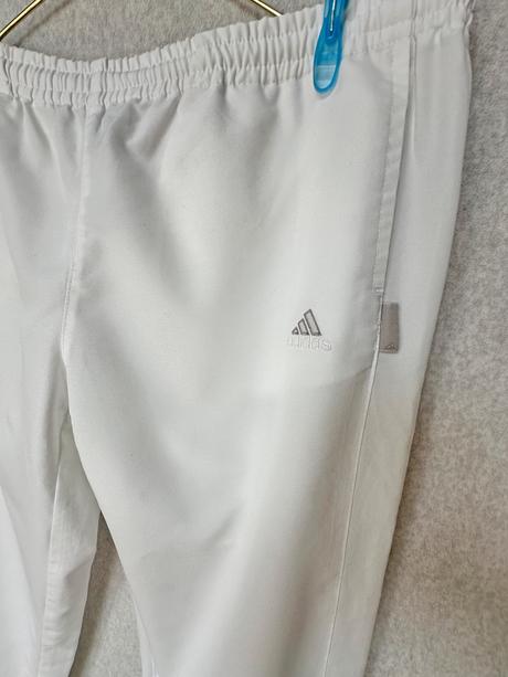 Adidas biele športové nohavice, adidas,s
