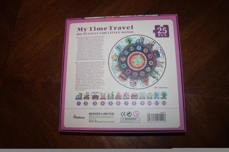 Mideer my travel puzzle - hodiny 25, 