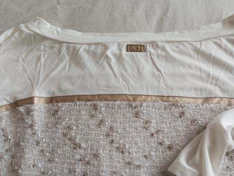 Bielo zlaté tričko, xl