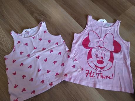 8. 2ks minnie tielok, h&m,122