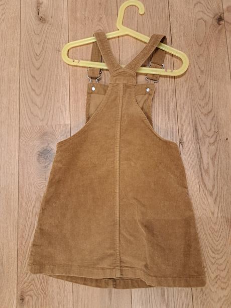 Menčestrové šaty na traky, h&m,122