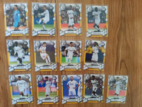 Futbalové kartičky real madrid 2024/25 - topps, 