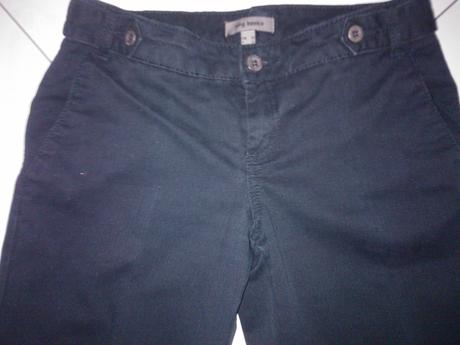 Sportovo elegantne teplučké nohavice -, mango,36