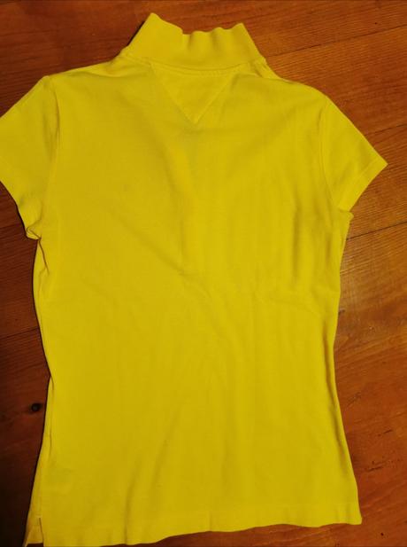 Dámska žltá polokošeľa tommy hilfiger (originál), tommy hilfiger,s