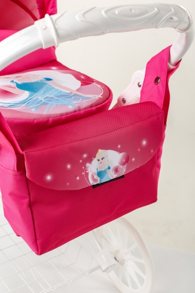 Kočík pre bábiky lili white princess 1 + taška,