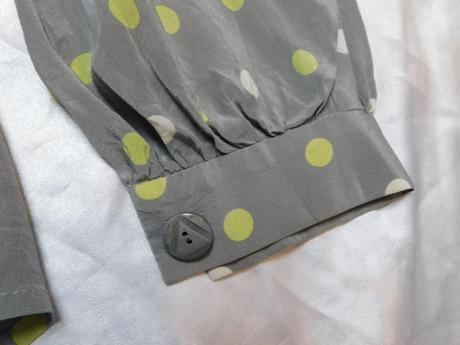 Reine seide bodkovana hodvabna bluzka, 42