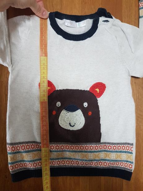 Sveter - medveď, baby mac,98