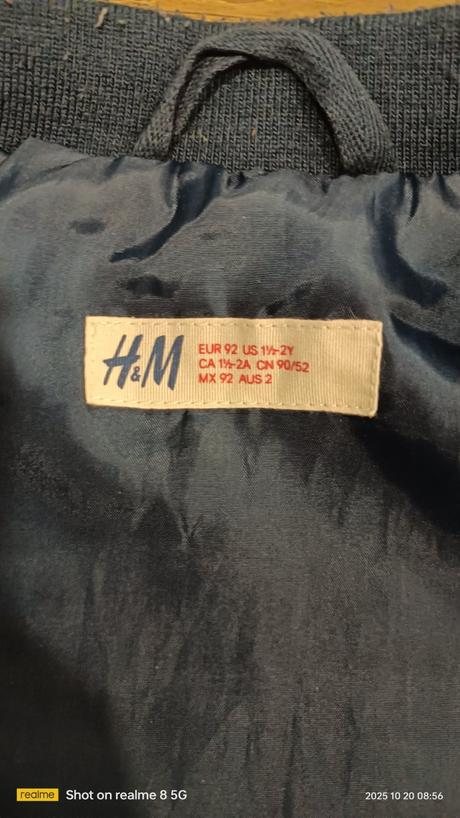Prechodná bunda, h&m,92